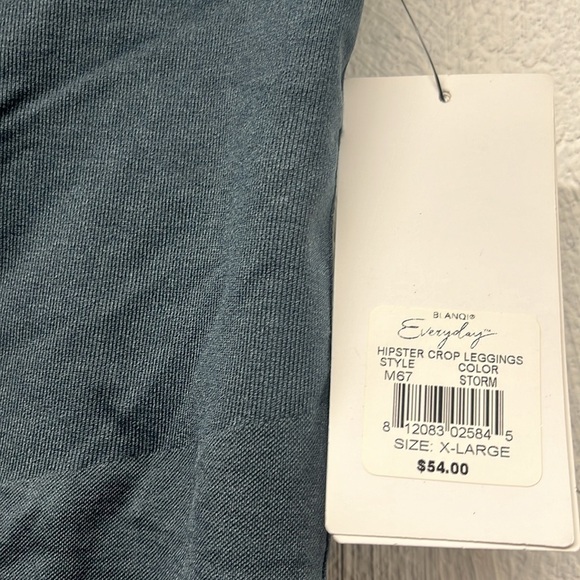NEW blanqi everyday hipster crop leggings SZ XL GREY - Picture 3 of 4